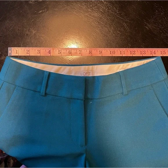 LOFT | Curvy Slim Mid Rise Skinny Ankle Dress Pants - Picture 8 of 9